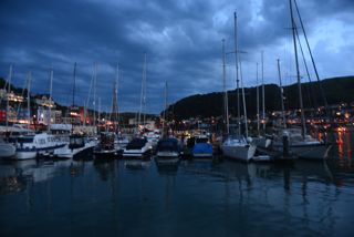 Storm op komst in Dartmouth.