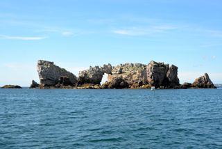 In de baai van Camaret.