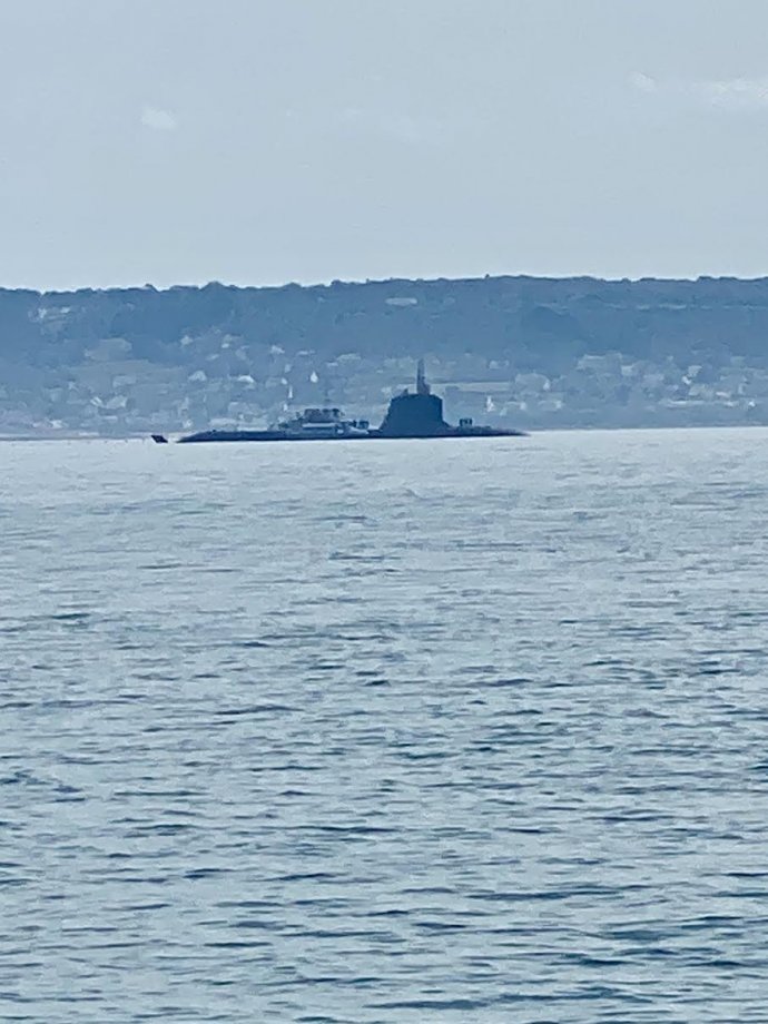 Ontmoeting met een onderzeeboot.