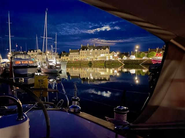 Mooi uitzicht vanuit de kuip.