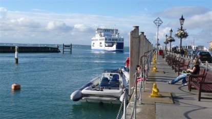 Ingang van Yarmouth haven