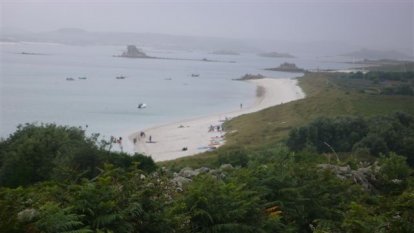De mooie witte stranden van St. Martin