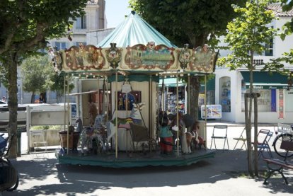 Een van de vele prachtige draaimolens