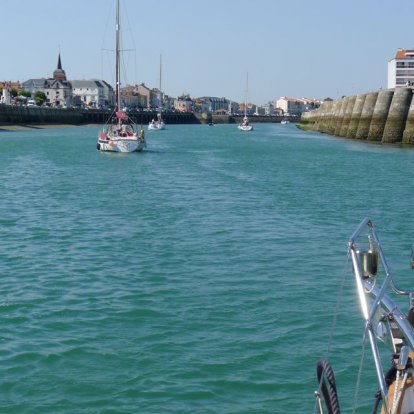 Vertrek uit Les Sables d' Olonne