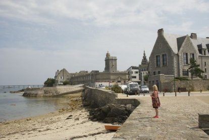Het kalme onveranderde beeld van Roscoff